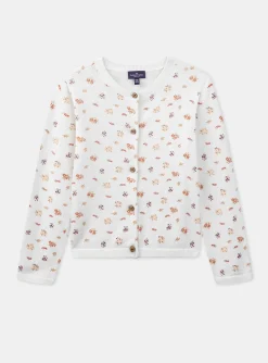 Sergent Major Pull, Gilet & Cardigan-Cardigan Ecru