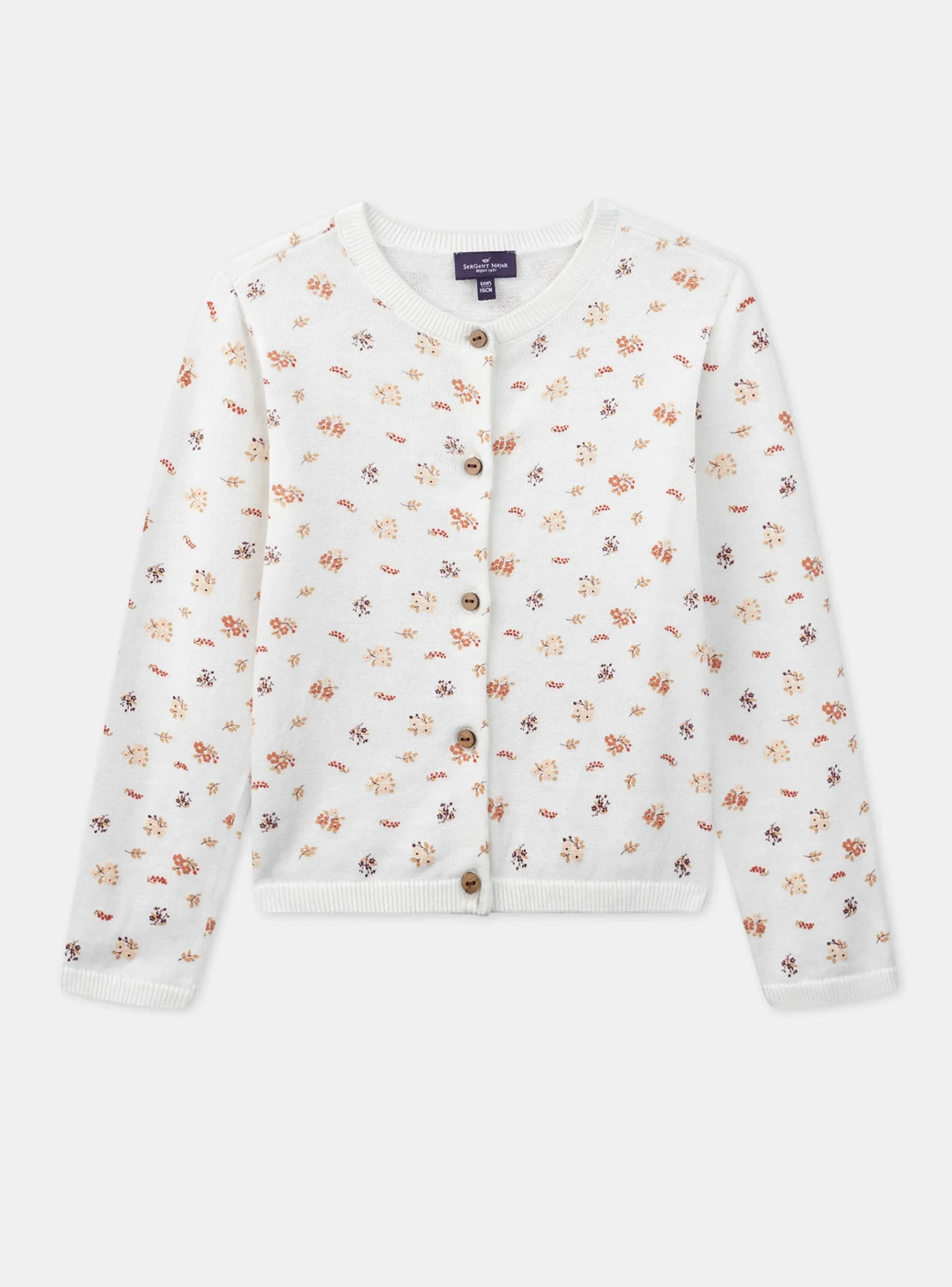Sergent Major Pull, Gilet & Cardigan-Cardigan Ecru