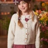 Sergent Major Pull, Gilet & Cardigan-Cardigan Ecru chin&eacute;