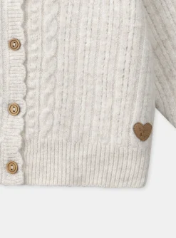 Sergent Major Pull, Gilet & Cardigan-Cardigan Ecru chin&eacute;