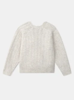 Sergent Major Pull, Gilet & Cardigan-Cardigan Ecru chin&eacute;