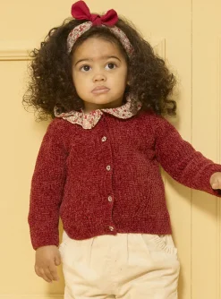 Sergent Major Pull, Gilet & Cardigan-Cardigan en maille chenille