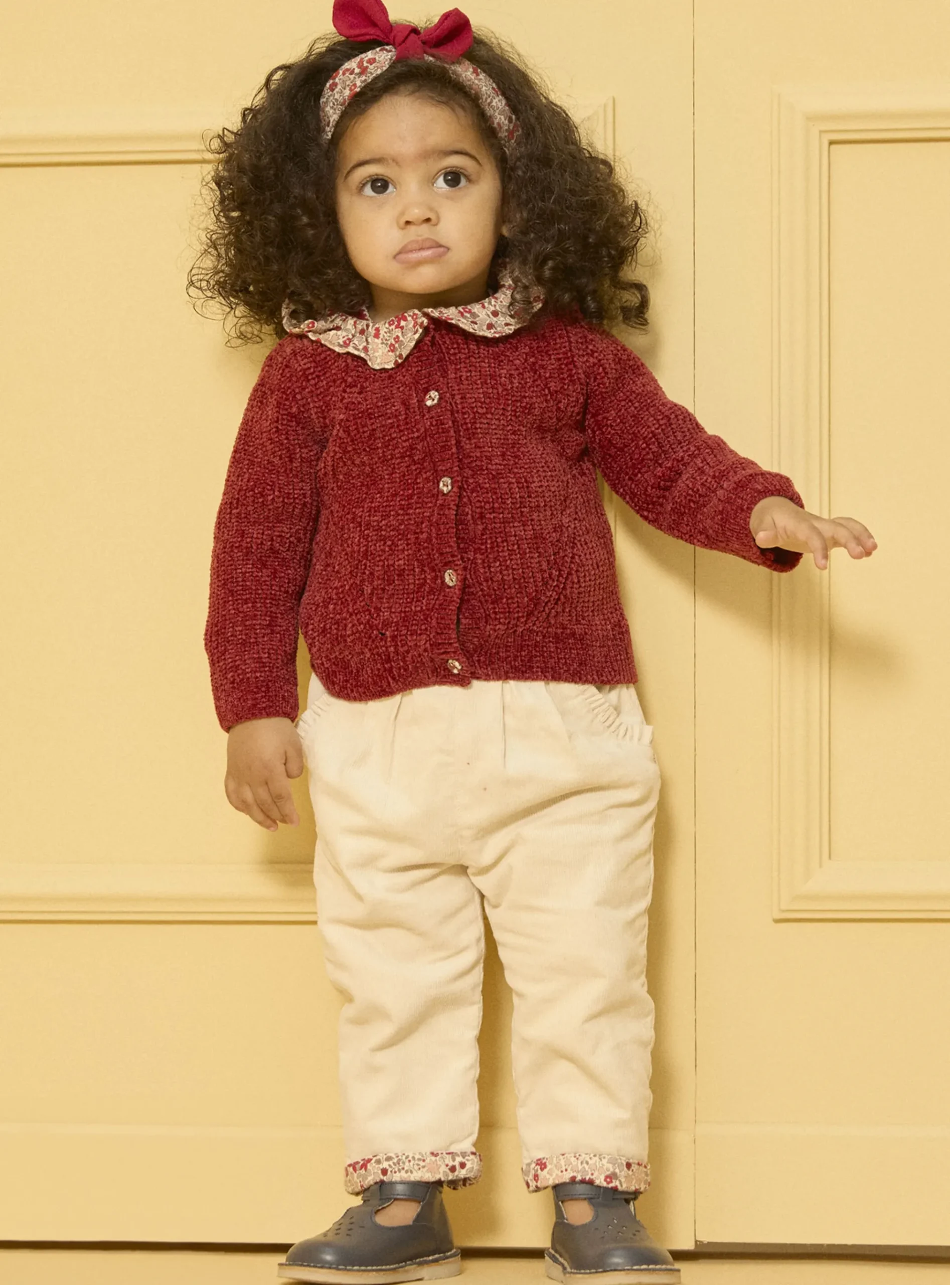 Sergent Major Pull, Gilet & Cardigan-Cardigan en maille chenille