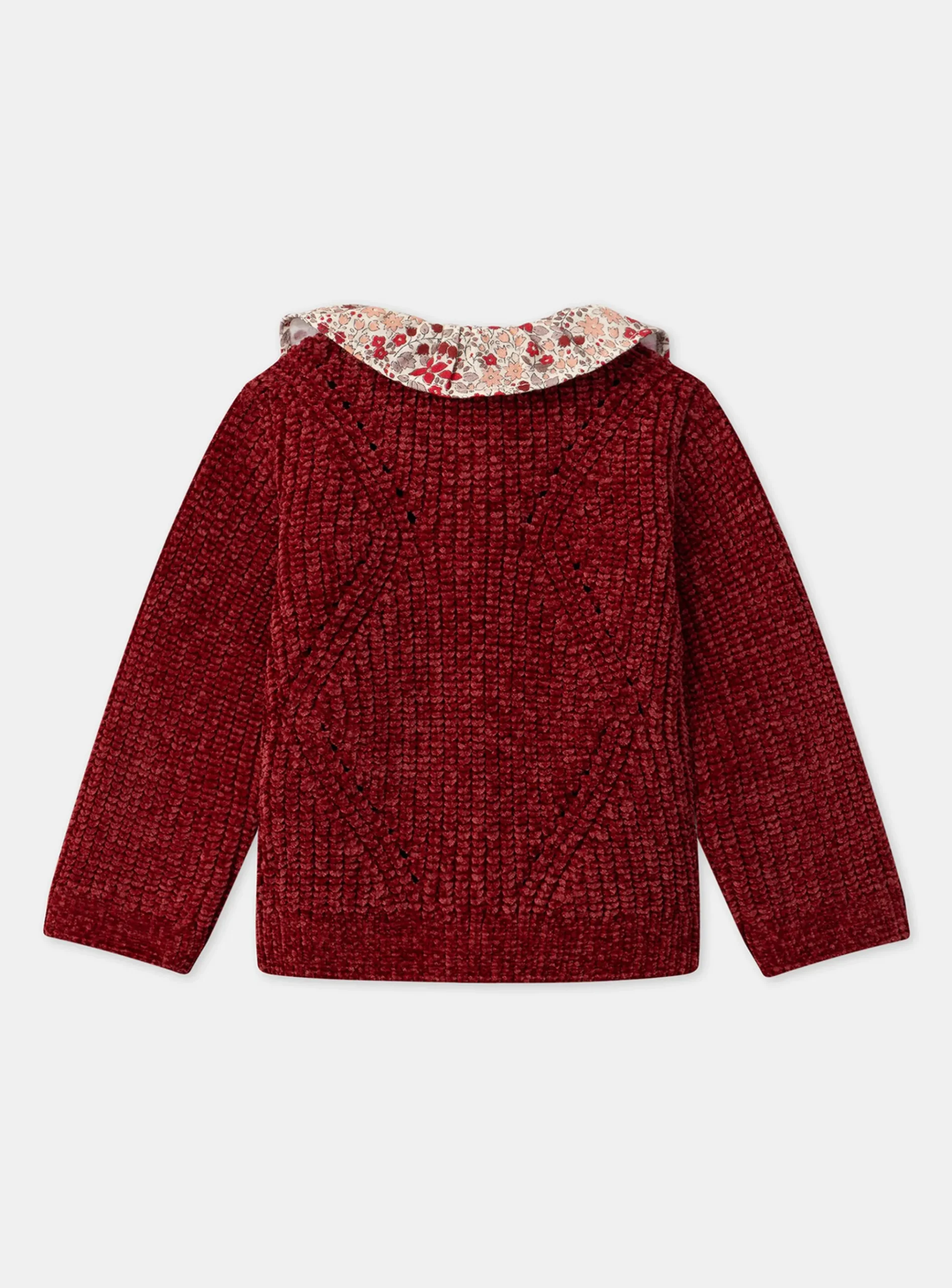 Sergent Major Pull, Gilet & Cardigan-Cardigan en maille chenille