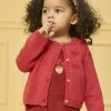 Sergent Major Pull, Gilet & Cardigan-Cardigan fantaisie fleuri