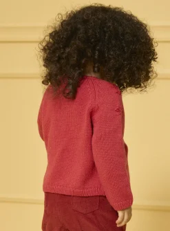Sergent Major Pull, Gilet & Cardigan-Cardigan fantaisie fleuri