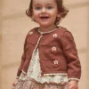 Sergent Major Pull, Gilet & Cardigan-Cardigan Marron