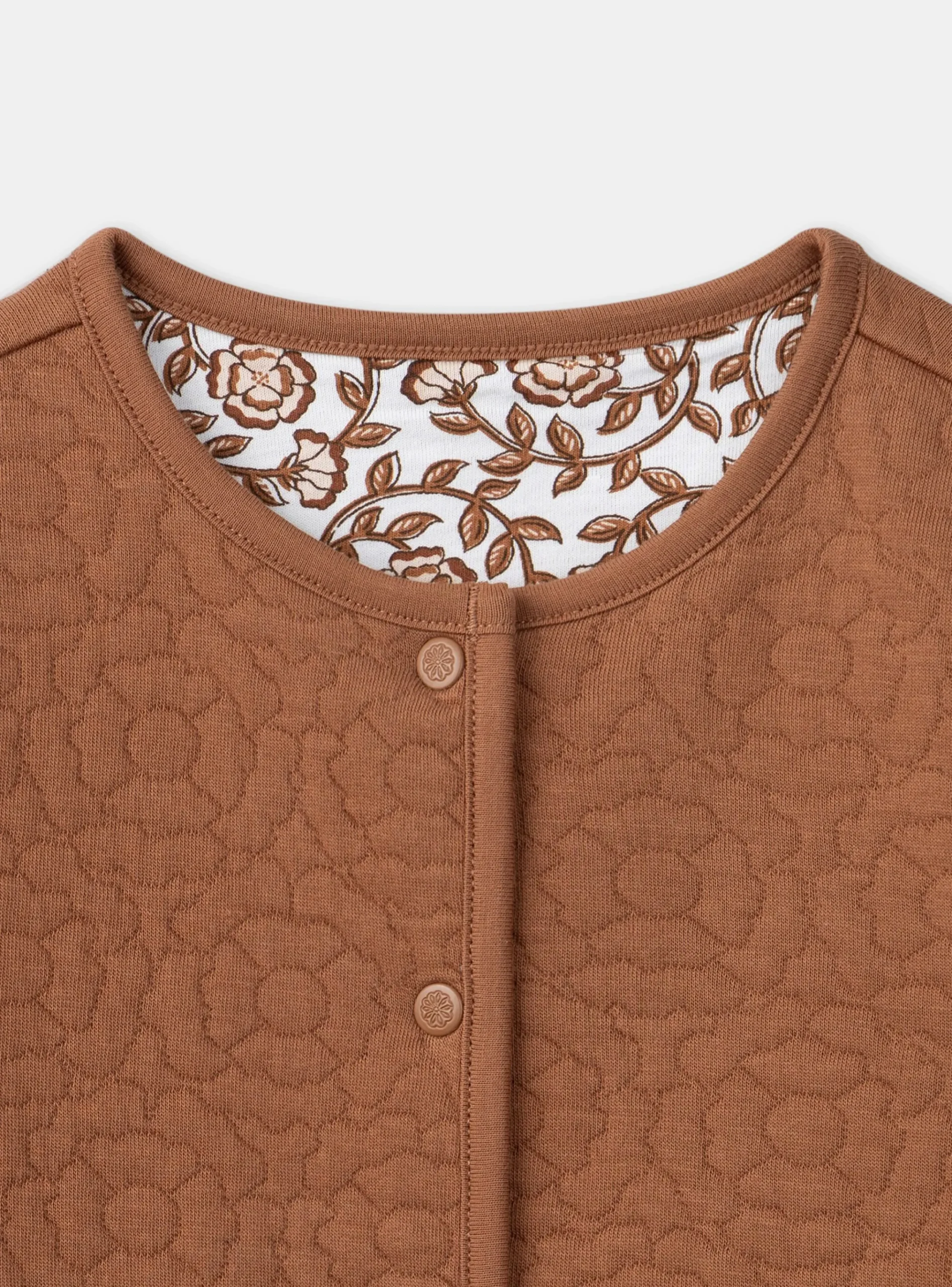 Sergent Major Pull, Gilet & Cardigan-Cardigan Marron
