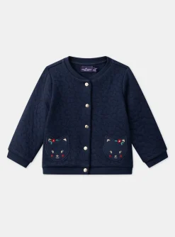 Sergent Major Pull, Gilet & Cardigan-Cardigan matelassé