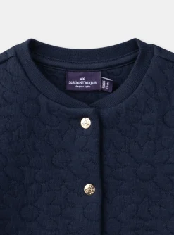 Sergent Major Pull, Gilet & Cardigan-Cardigan matelassé