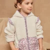 Sergent Major Pull, Gilet & Cardigan-Cardigan Polaire Vanille