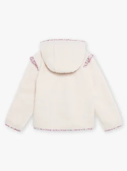 Sergent Major Pull, Gilet & Cardigan-Cardigan Polaire Vanille