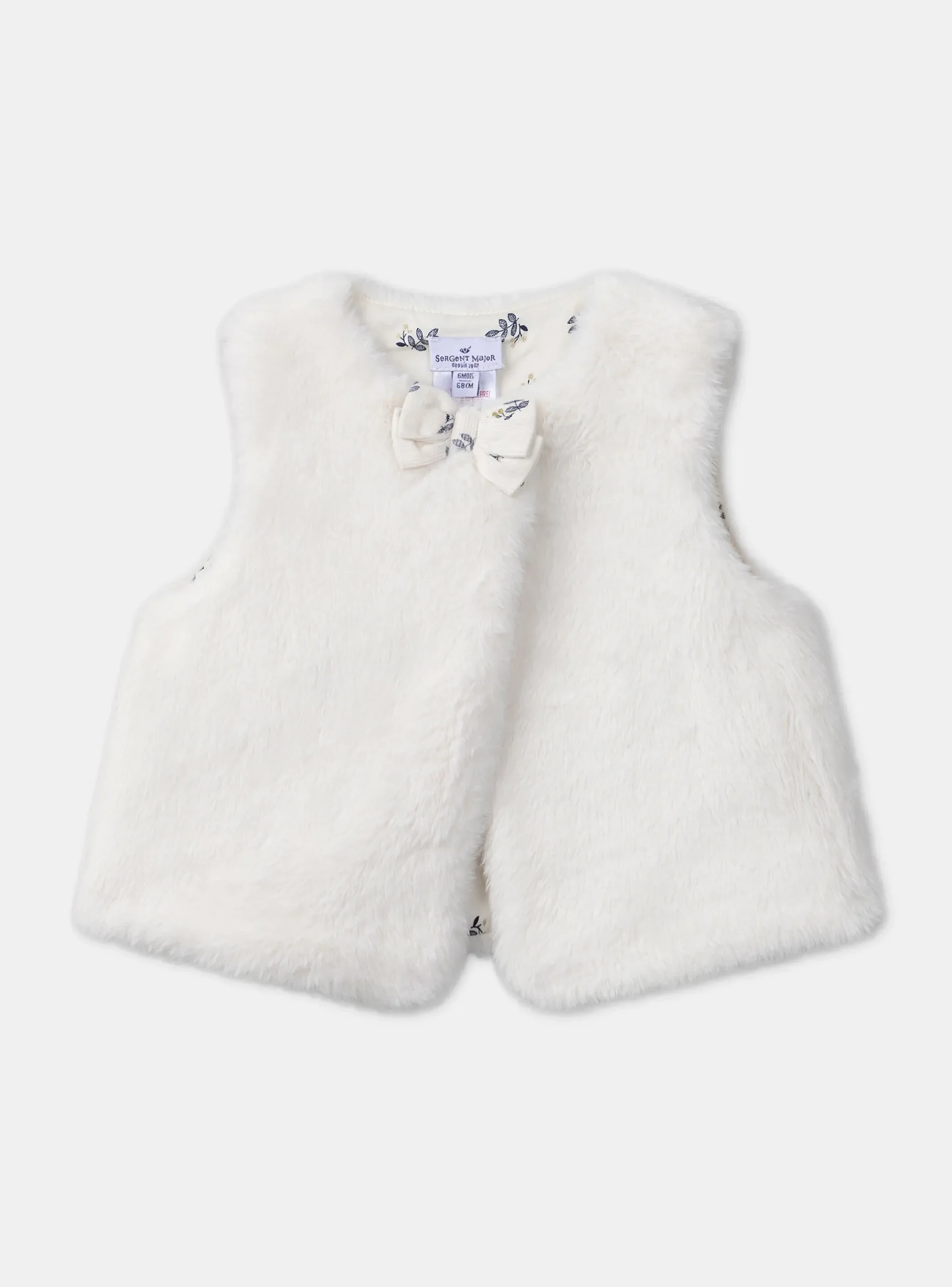 Sergent Major Pull, Gilet & Cardigan-Cardigan sans manches Ivoire