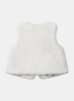 Sergent Major Pull, Gilet & Cardigan-Cardigan sans manches Ivoire