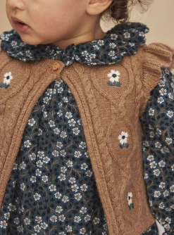 Sergent Major Pull, Gilet & Cardigan-Cardigan sans manches Marron chiné