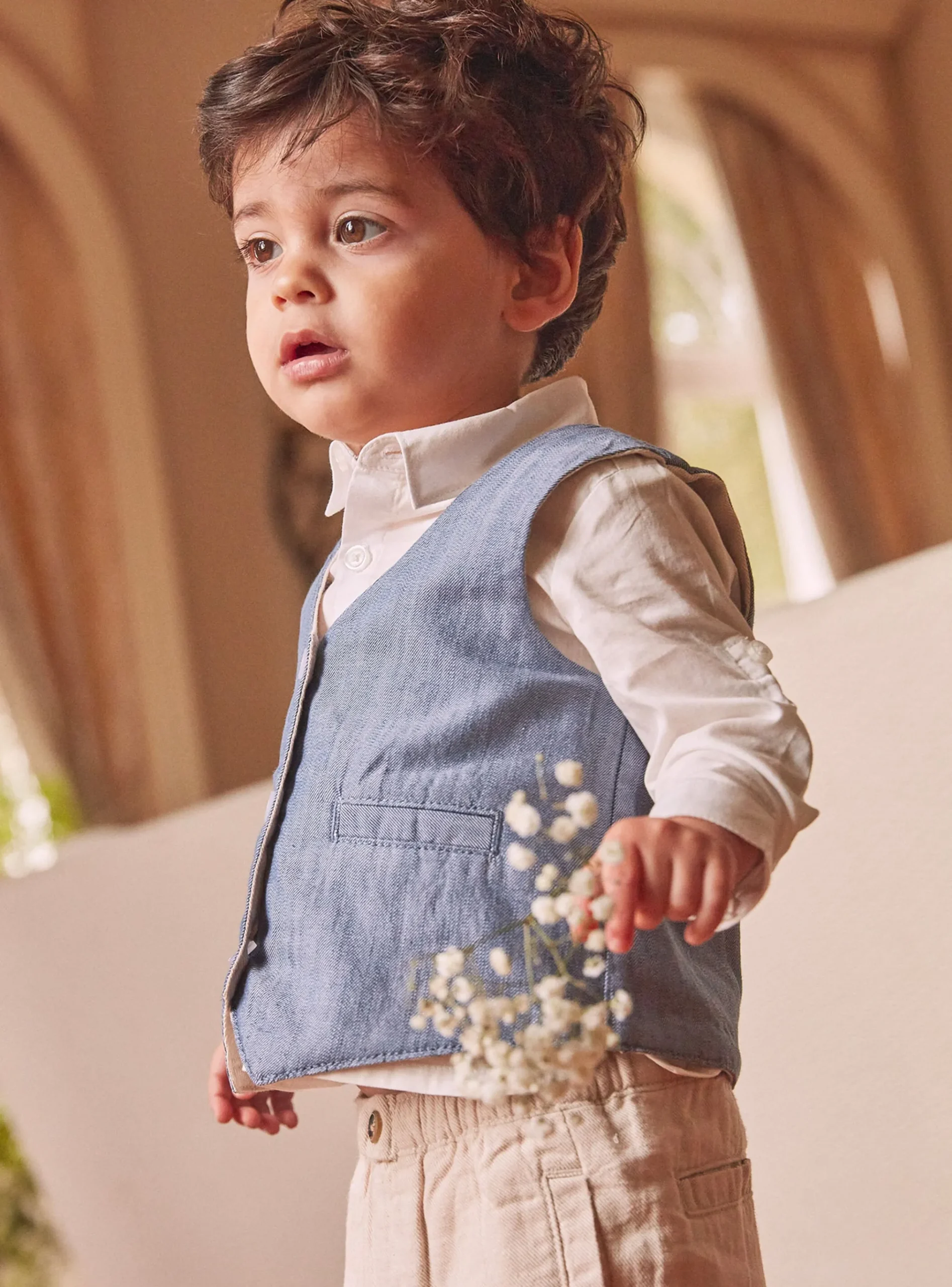 Sergent Major Pull, Gilet & Cardigan-Cardigan sans manches réversible
