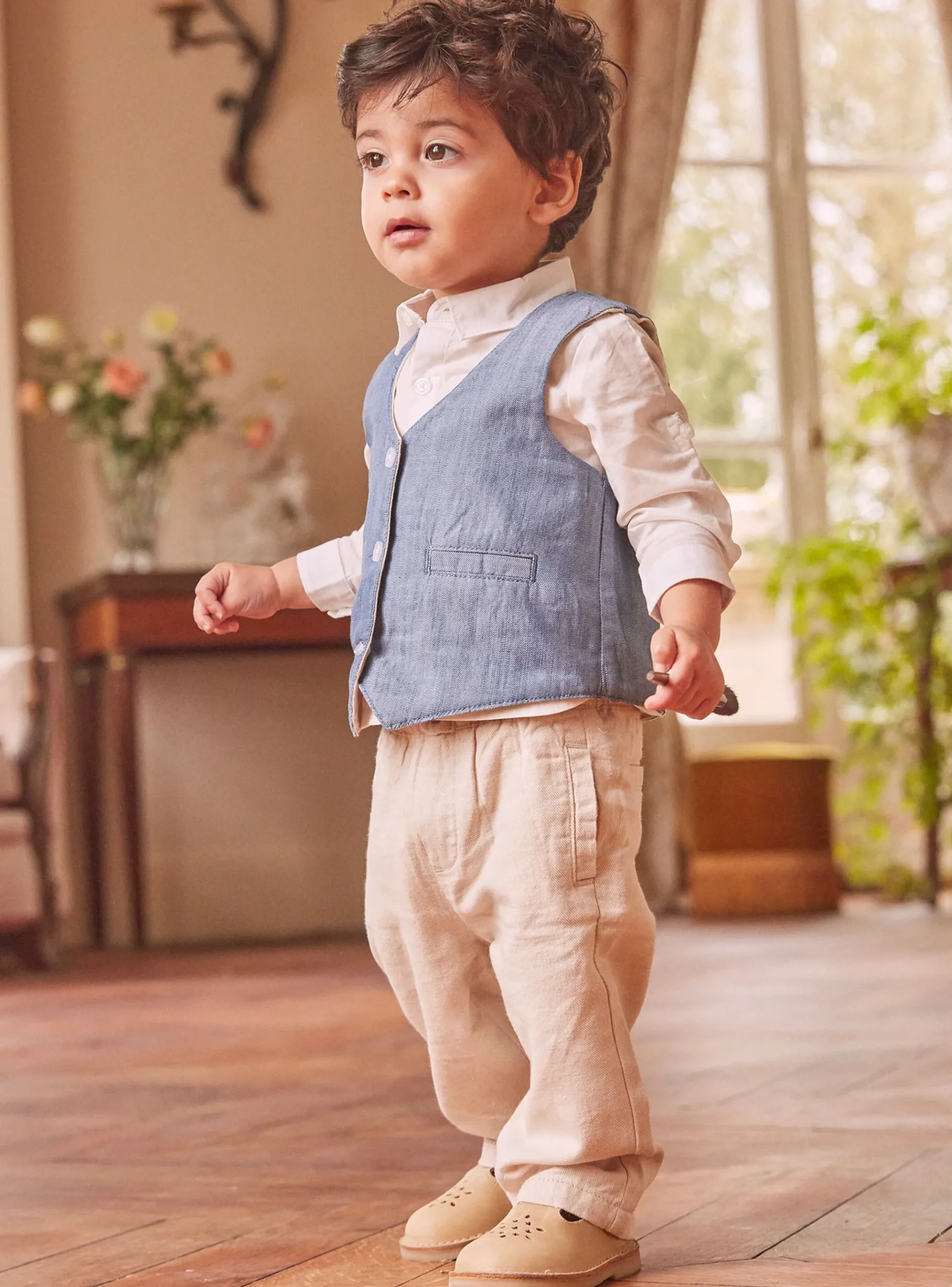 Sergent Major Pull, Gilet & Cardigan-Cardigan sans manches réversible
