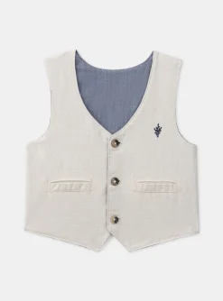 Sergent Major Pull, Gilet & Cardigan-Cardigan sans manches réversible