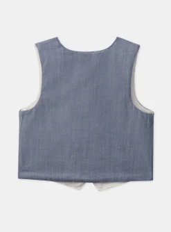 Sergent Major Pull, Gilet & Cardigan-Cardigan sans manches réversible