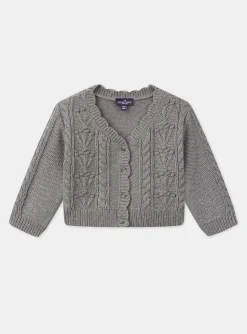 Sergent Major Pull, Gilet & Cardigan-Cardigan tressé fantaisie