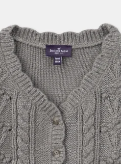 Sergent Major Pull, Gilet & Cardigan-Cardigan tressé fantaisie