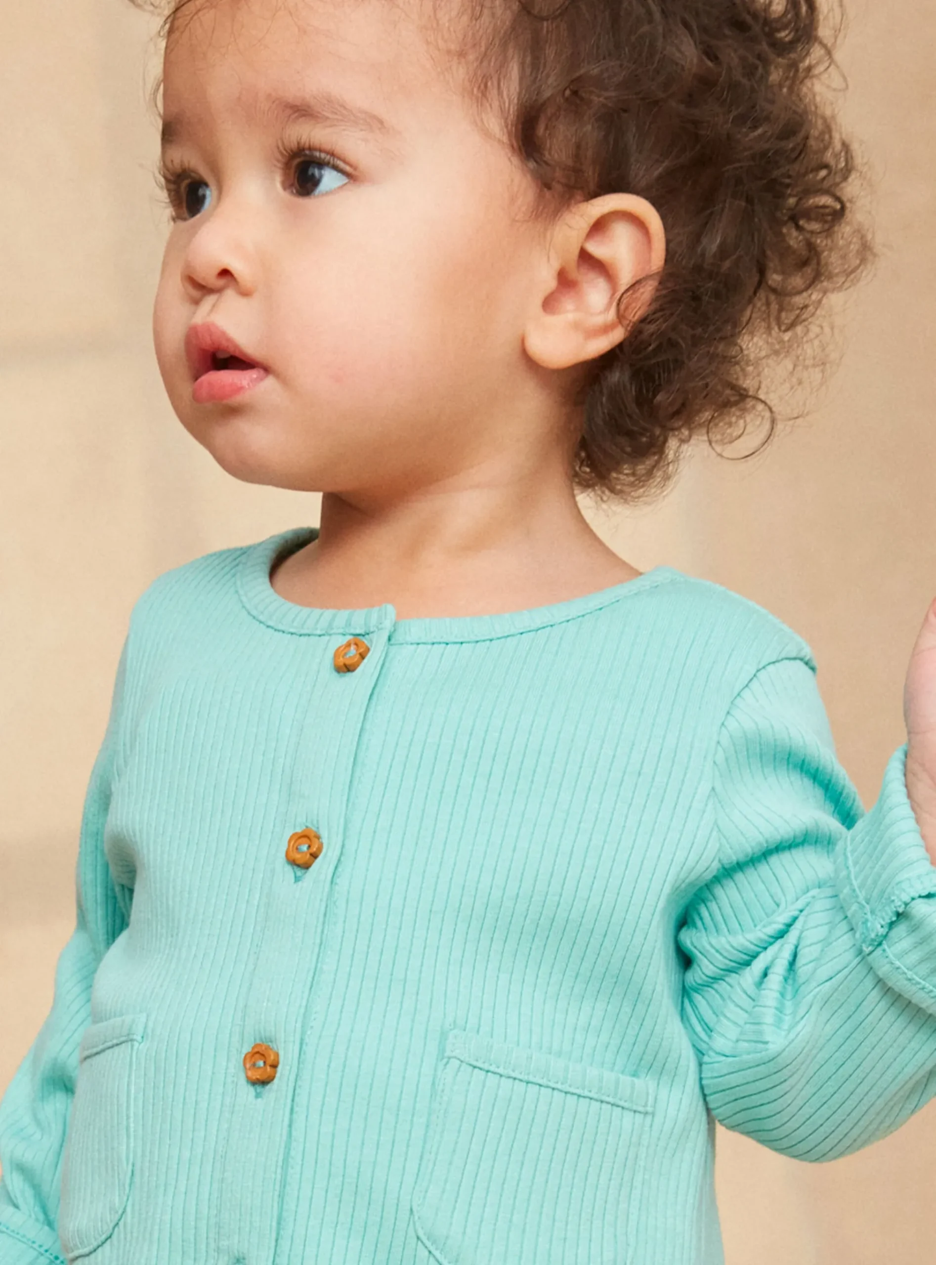 Sergent Major Pull, Gilet & Cardigan-Cardigan Turquoise