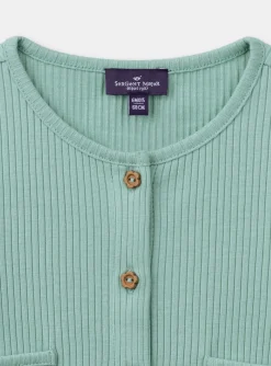 Sergent Major Pull, Gilet & Cardigan-Cardigan Turquoise