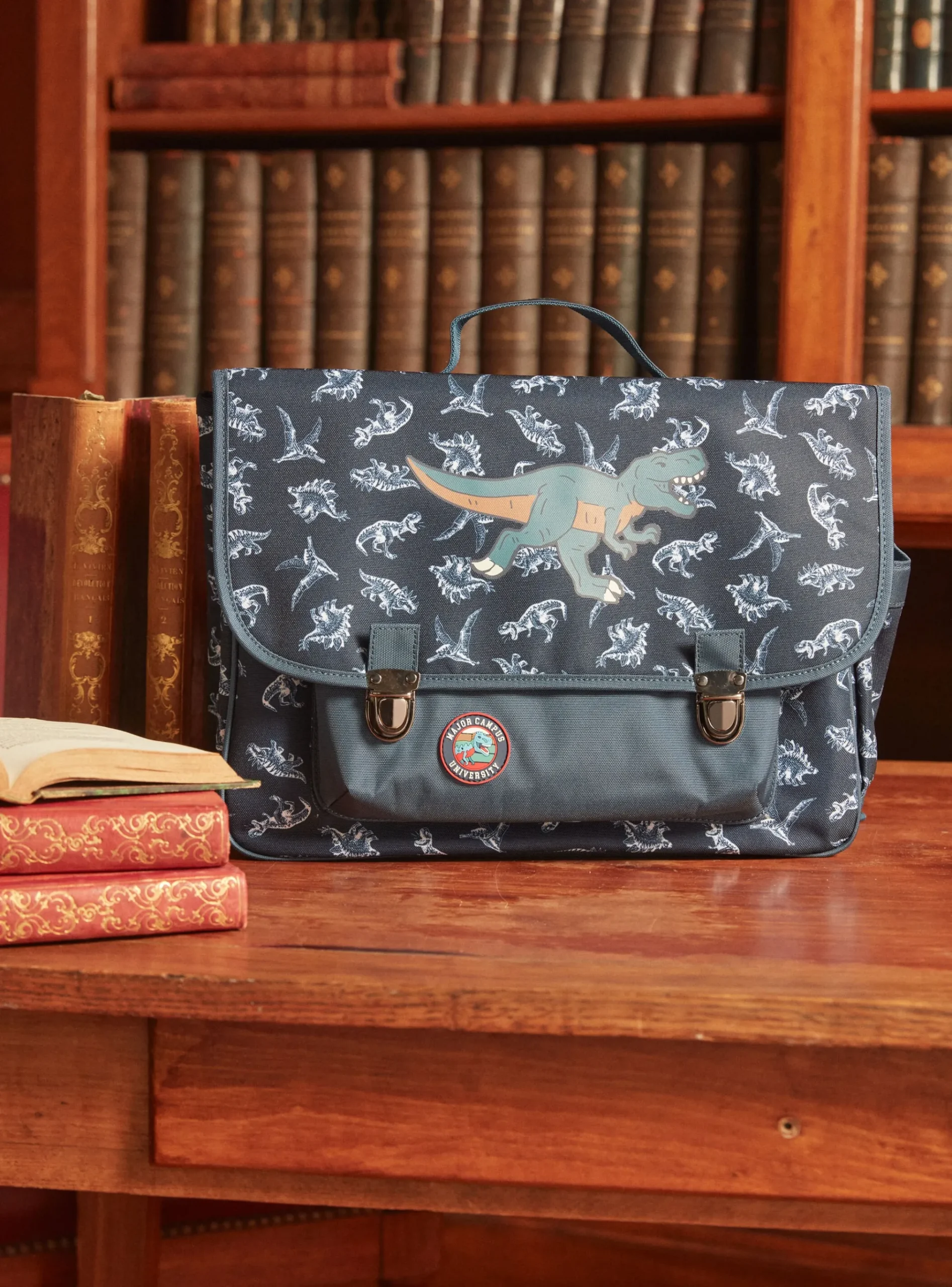 Sergent Major Sac & Parapluie-Cartable imprimé dinosaure