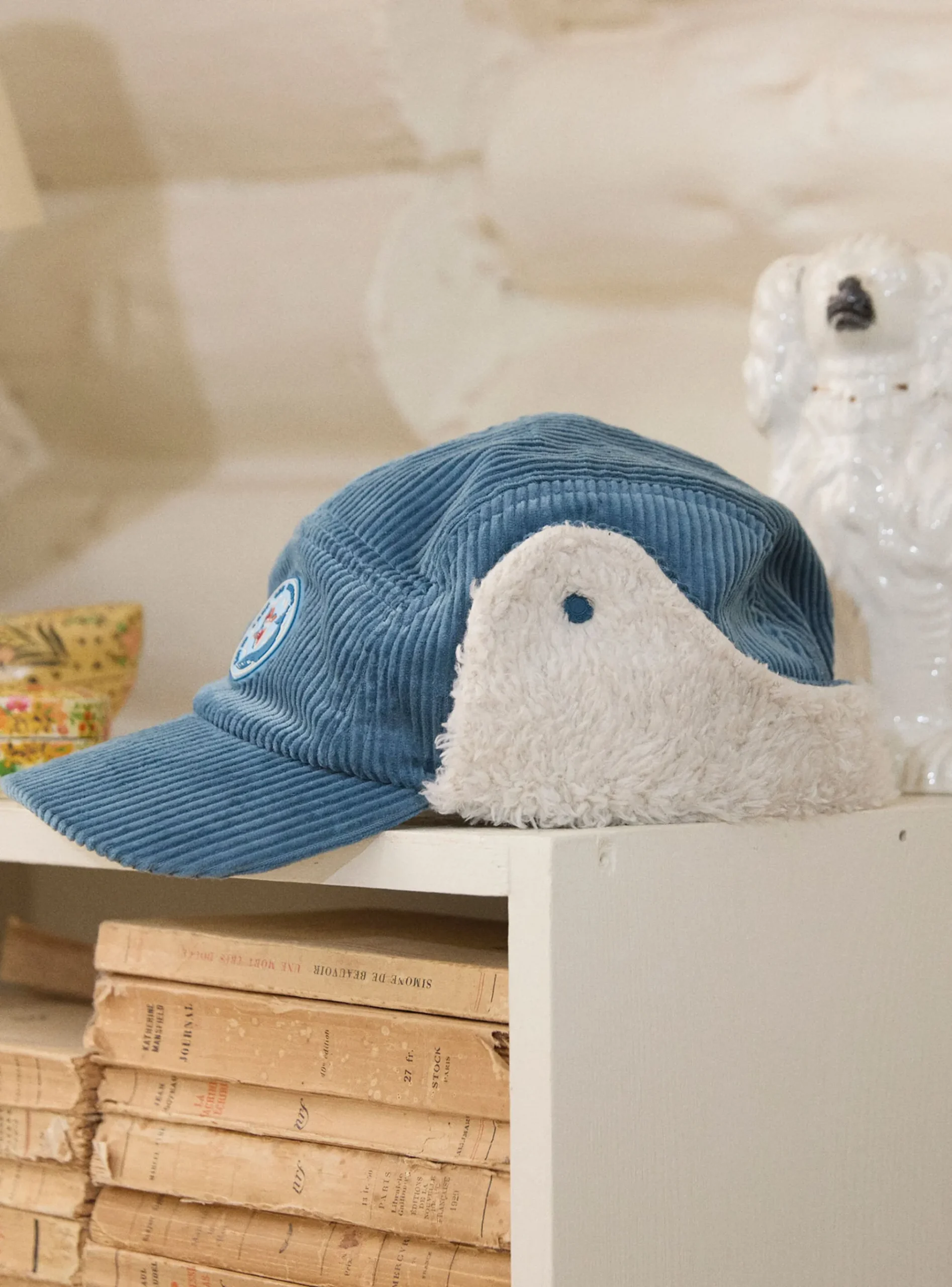 Sergent Major Bonnet, Echarpe, & Gant-Casquette bleue