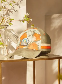 Sergent Major Chapeau & Tour De Cou-Casquette verte imprimée