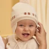 Sergent Major Bonnet, Moufle, Chausson & Chaussette-Chapeau Beige Chin&eacute;