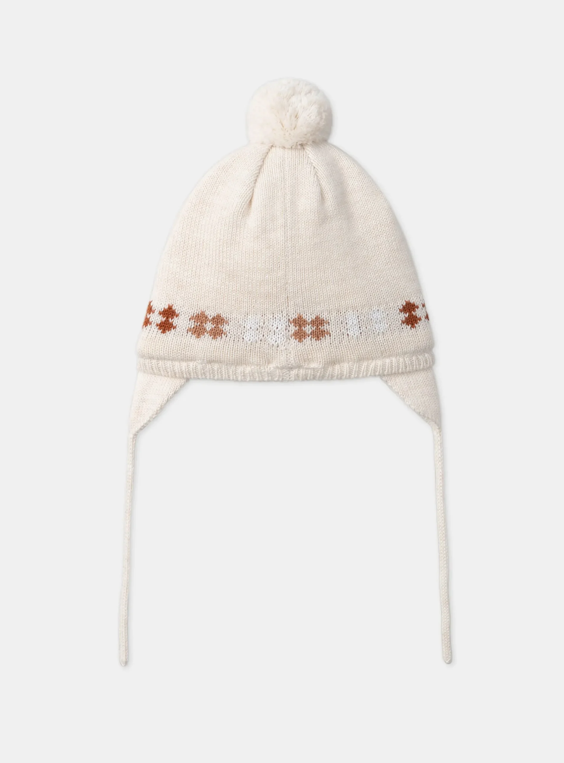 Sergent Major Bonnet, Moufle, Chausson & Chaussette-Chapeau Beige Chiné
