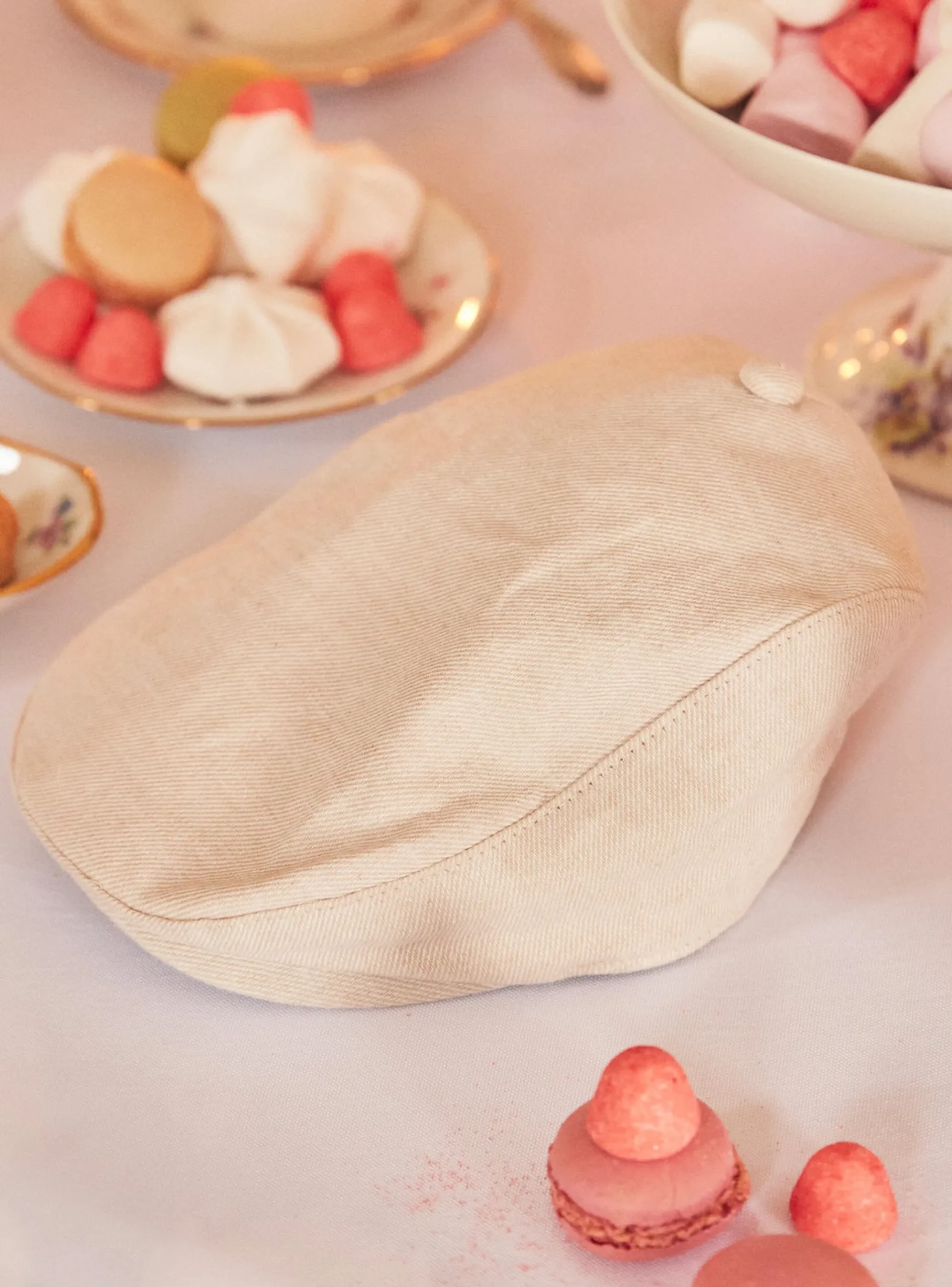 Sergent Major Chapeau & Casquette-Chapeau Blanc