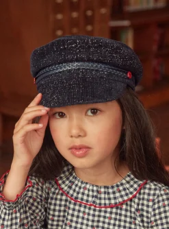 Sergent Major Chapeau & Foulard-Chapeau Bleu marine