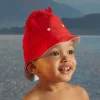 Sergent Major Chapeau & Casquette-Chapeau de bain anti-UV rouge r&eacute;versible &agrave; animation pinces 3D