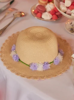 Sergent Major Chapeau & Bandeau-Chapeau Ecru