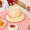Sergent Major Chapeau & Foulard-Chapeau en paille