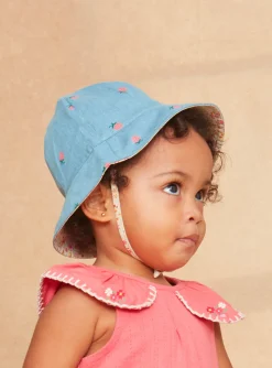 Sergent Major Chapeau & Bandeau-Chapeau réversible à fleurs