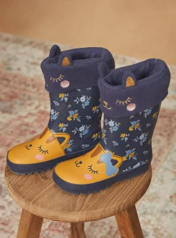 Sergent Major Chaussures Et Chaussons-Chausettes-bottes de pluie bleues marine