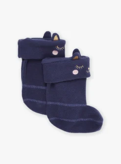 Sergent Major Chaussures Et Chaussons-Chausettes-bottes de pluie bleues marine