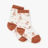 Sergent Major Sous-vêtement, Chaussette & Collant-Chaussettes &eacute;crues &agrave; imprim&eacute; fleuri