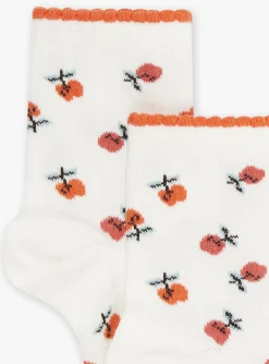 Sergent Major Sous-vêtement, Chaussette & Collant-Chaussettes &eacute;crues &agrave; imprim&eacute; fruits