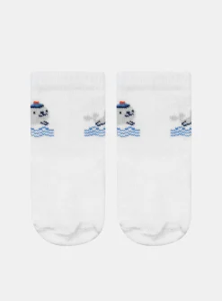 Sergent Major Chaussettes-chaussettes lotx3 Ecru