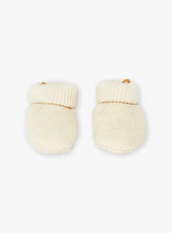 Sergent Major Bonnet, Moufle, Chausson & Chaussette-Chaussons Ecru chin&eacute;