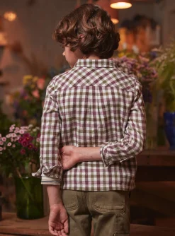 Sergent Major Chemise-Chemise &agrave; Carreaux