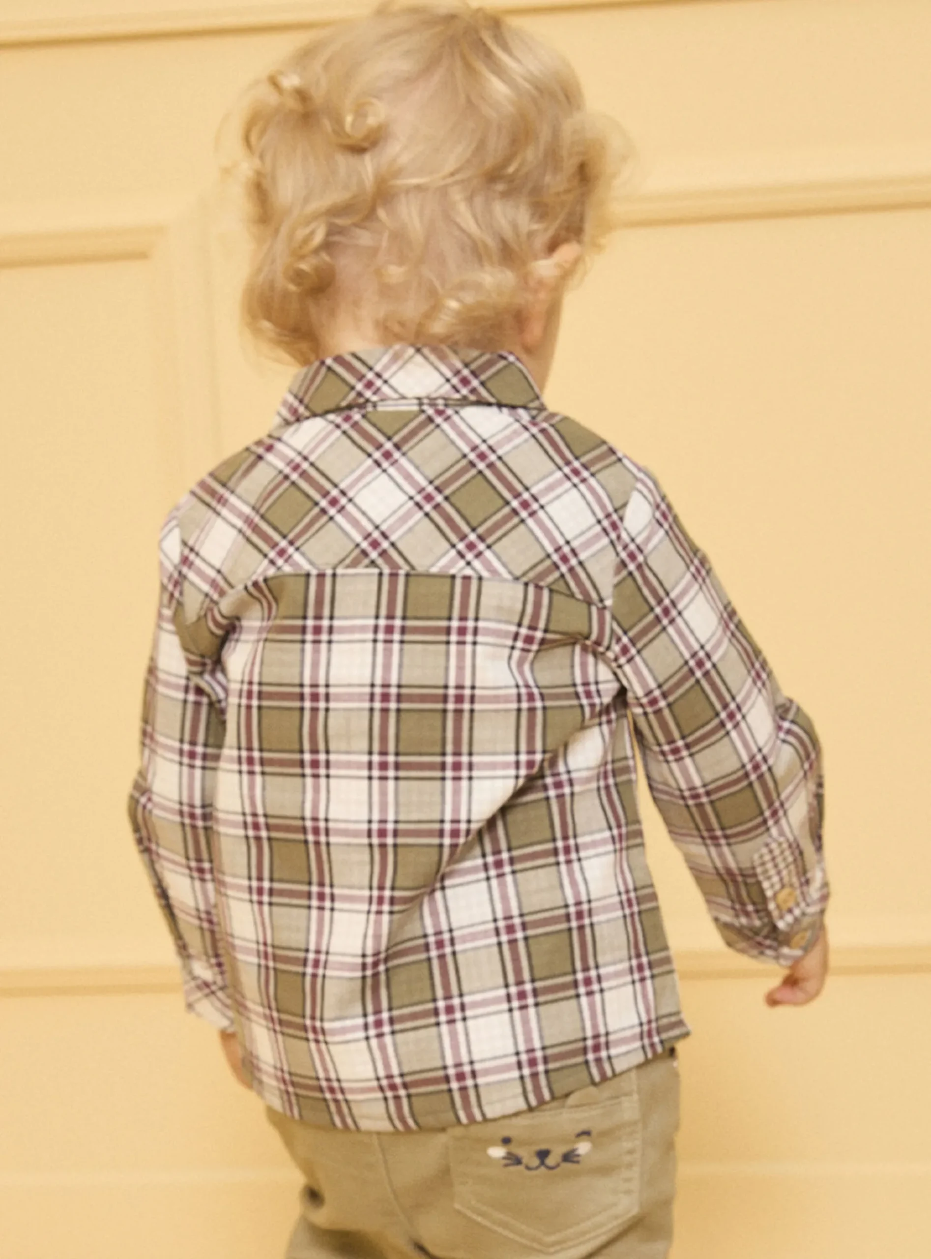 Sergent Major Pull, Gilet & Cardigan-Chemise à carreaux