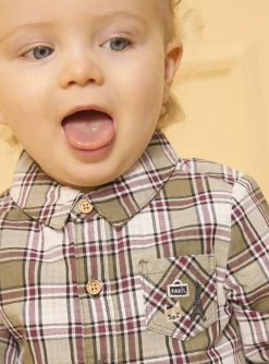 Sergent Major Pull, Gilet & Cardigan-Chemise à carreaux