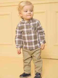 Sergent Major Pull, Gilet & Cardigan-Chemise à carreaux
