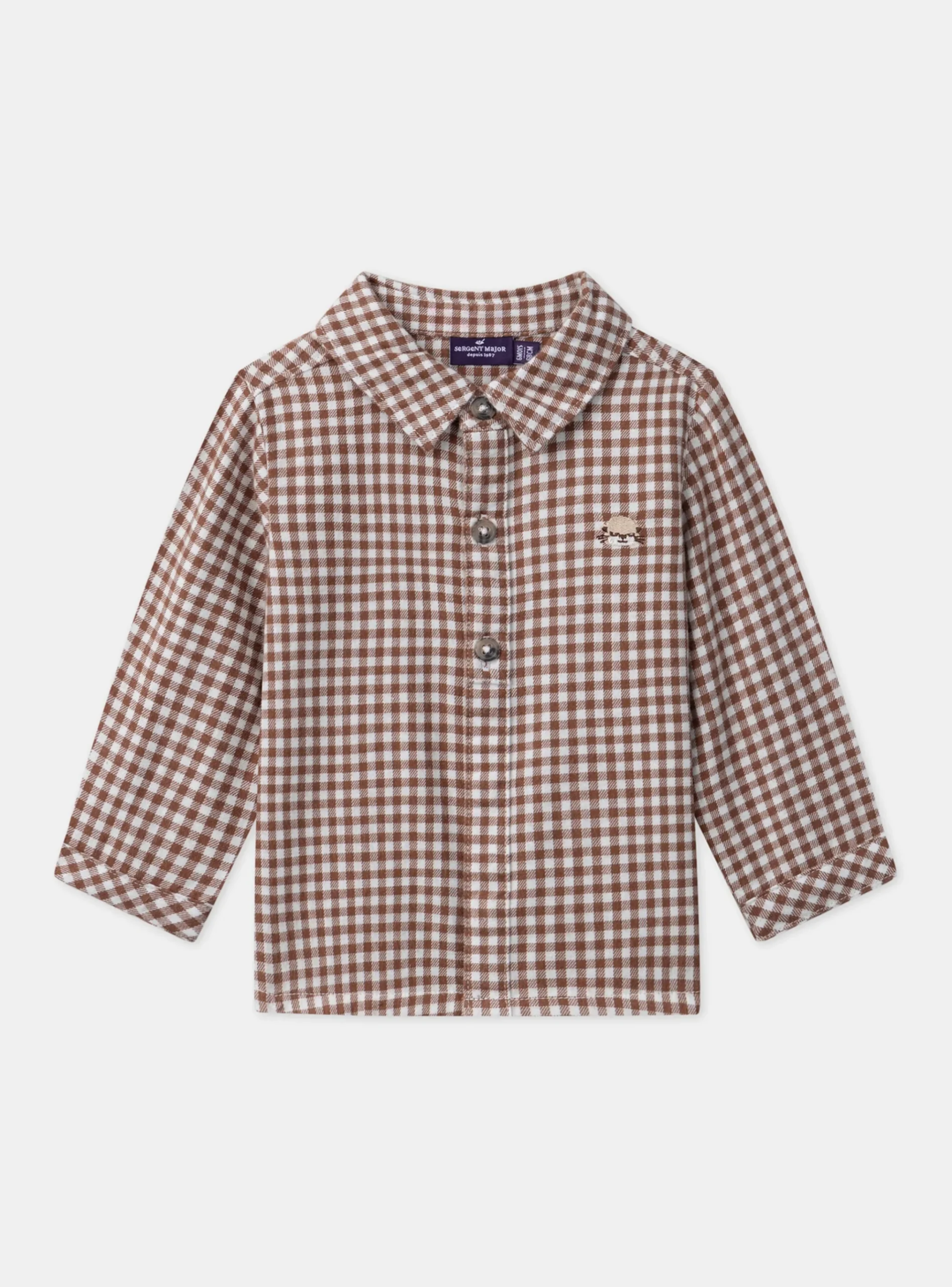 Sergent Major Chemise, T-shirt & Polo-Chemise à carreaux