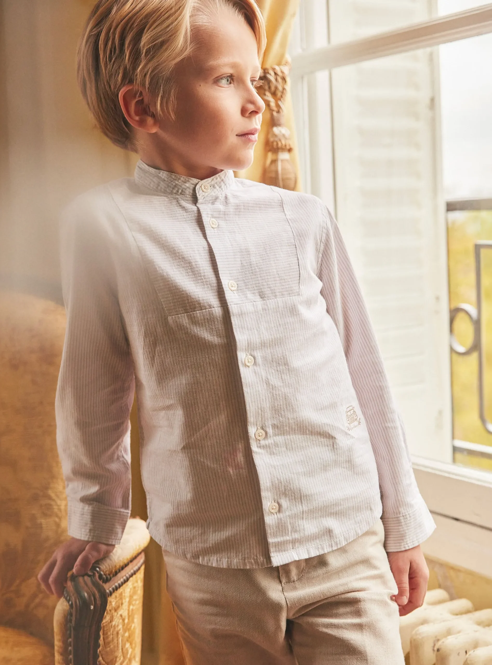 Sergent Major Chemise-Chemise Blanche